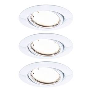 Spots LED Coin - Lot de 3 - Variable Métal - Blanc - 1 ampoule - Blanc