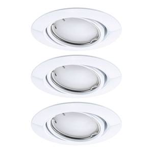 Spots LED Coin - Lot de 3 - RVBB Métal - Blanc - 1 ampoule - Blanc