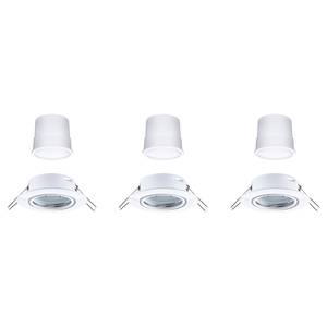 Spots LED Coin - Lot de 3 - RVBB Métal - Blanc - 1 ampoule - Blanc