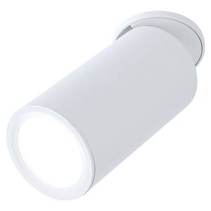 Spots LED Turnal Coin variable Métal - Blanc - 1 ampoule - Blanc - Hauteur : 12 cm