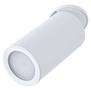 Spots LED Turnal Coin variable Métal - Blanc - 1 ampoule - Blanc - Hauteur : 12 cm