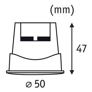 Spot LED Coin variable Matière plastique / Blanc - 1 ampoule