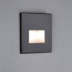 LED-Wandeinbauleuchte Edge Kunststoff - Schwarz - 1-flammig - Schwarz