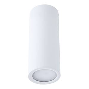 LED-Deckenleuchte Barrel Metall - Weiß - 1-flammig - Weiß