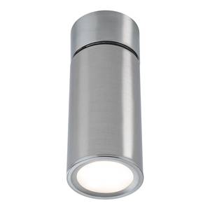 LED-inbouwlamp Turnal Coin dimbaar metaal - grijs - 1 lichtbron - Grijs - Hoogte: 15 cm