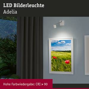 Lampada a LED per quadro Adelia Metallo / Materiale plastico - Grigio - 1 punto luce