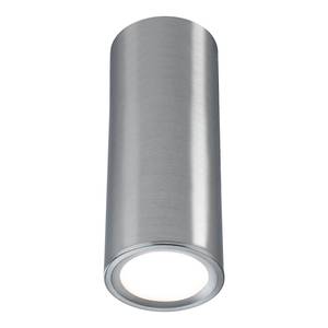 Plafonnier LED Barrel Métal / Gris - 1 ampoule - Gris