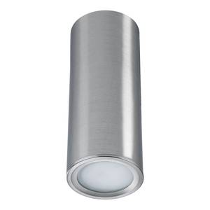 Plafonnier LED Barrel Métal / Gris - 1 ampoule - Gris