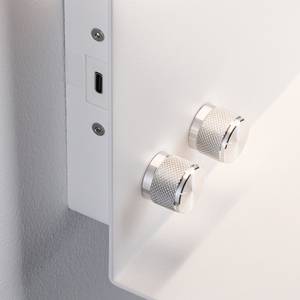 Lampada da parete con USB Jarina Metallo - Bianco - 2 punti luce - Bianco