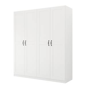 Drehtürenschrank Cottage Alpinweiß - Breite: 181 cm - Ohne Spiegeltür/-en