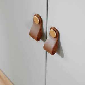 Drehtürenschrank Homey mit Schubladen Seidengrau - Breite: 270 cm - Ohne Spiegeltür/-en