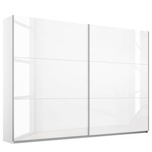 Armoire à portes coulissantes Aurelio Blanc brillant - Largeur : 261 cm