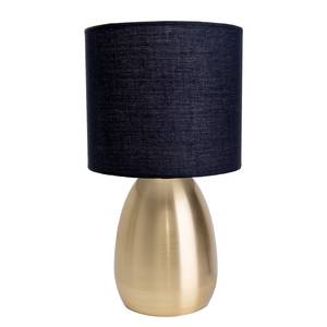 Lampe Aurum Fer / Coton - Noir / Doré