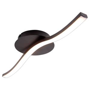 Plafonnier LED Onda Aluminium / Fer / Polycarbonate - Noir