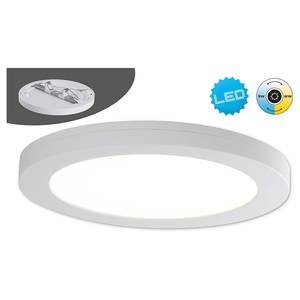 Plafondlamp Bonus aluminium/polyetheen - wit - Diameter: 22 cm