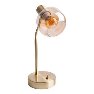 Tafellamp Libby transparant glas/ijzer - goudkleurig
