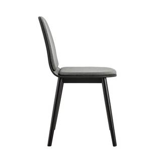 Chaises capitonnées Molonit - Lot de 2 Anthracite