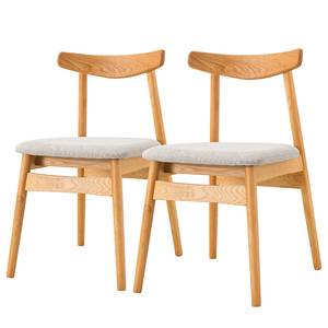 Chaises Lilif - Lot de 2 Gris lumineux