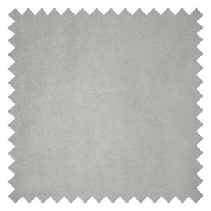 Set di 2 sedie imbottite Mouzon Velluto Walli: grigio chiaro - Nero