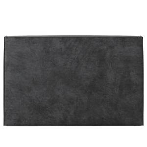 Lit boxspring Kinx Velours Onoli: Anthracite - 160 x 200cm - D2 souple - 100 cm