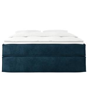 Lit boxspring Kinx Velours Onoli: Bleu marine - 140 x 200cm - D2 souple - Sans