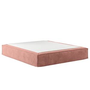 Premium Boxspringbett KINX Samt Onoli: Altrosa - 200 x 200cm - H3 - Ohne