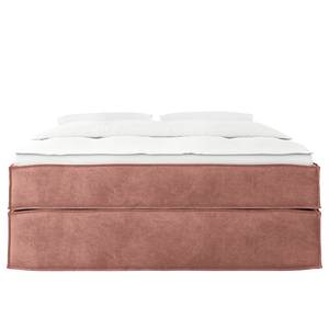 Premium Boxspringbett KINX Samt Onoli: Altrosa - 140 x 200cm - H3 - Ohne