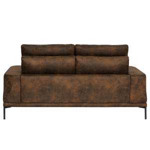 2,5-Sitzer Sofa Grossa Antiklederlook - Microfaser Goda: Schokoladenbraun