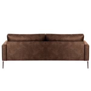 3-Sitzer Sofa Sauvo Antiklederlook - Microfaser Yaka: Braun