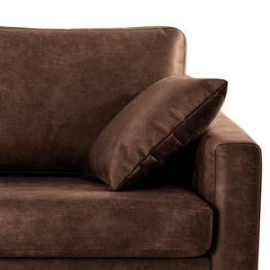 3-Sitzer Sofa Sauvo Antiklederlook - Microfaser Yaka: Braun