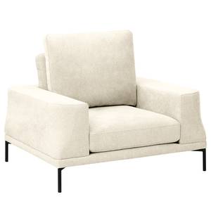 Fauteuil XXL Grossa Chenille - Tissu Stormy: Crème