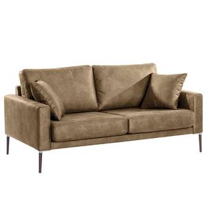 2,5-Sitzer Sofa Sauvo Antiklederlook - Microfaser Yaka: Muskat