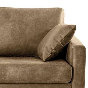 2,5-Sitzer Sofa Sauvo Antiklederlook - Microfaser Yaka: Muskat