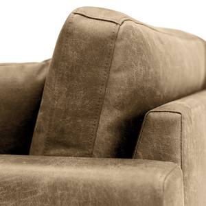 2,5-Sitzer Sofa Sauvo Antiklederlook - Microfaser Yaka: Muskat