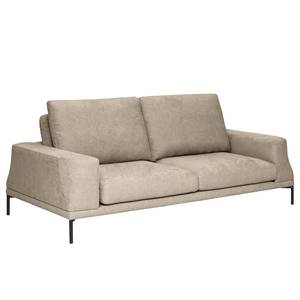 Sofa Grossa (3-Sitzer) Chenille - Webstoff Stormy: Cappuccino