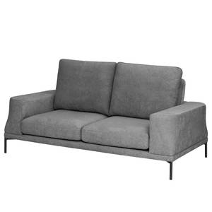 2,5-Sitzer Sofa Grossa Chenille - Webstoff Stormy: Dunkelgrau