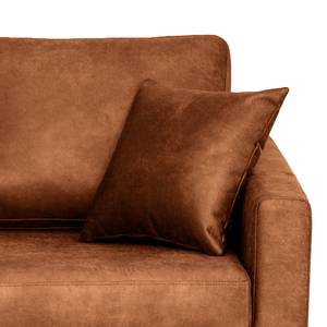 2-Sitzer Sofa Sauvo Antiklederlook - Microfaser Yaka: Cognac