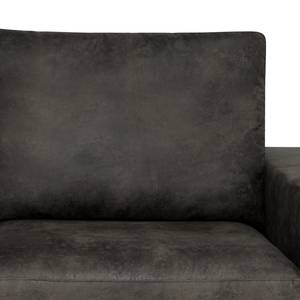 Sofa Grossa (3-Sitzer) Antiklederlook - Microfaser Goda: Anthrazit