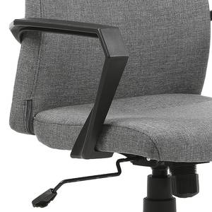 Chaise de bureau Galdana Mesh / Tissu - Noir / Gris