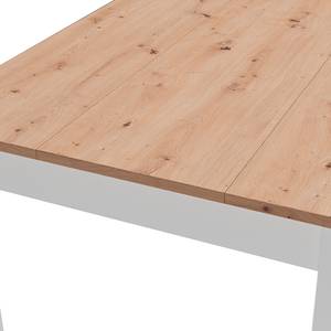 Table Cotillo Panneau aggloméré - Imitation chêne Artisan / Blanc - Largeur : 120 cm