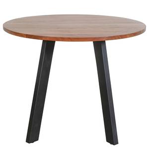 Eettafel Sabero massief acaciahout/staal - acaciahout/zwart