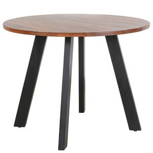 Eettafel Sabero massief acaciahout/staal - acaciahout/zwart