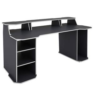 Bureau Mortera spaanplaat - zwart/wit