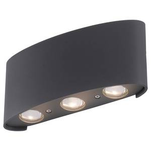 Wandlamp Calle aluminium - 6 lichtbronnen - Aantal lichtbronnen: 6