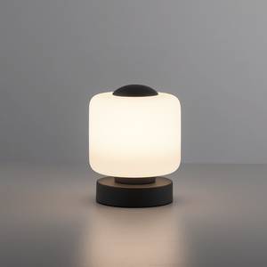 Tafellamp Bota melkglas/ijzer - 1 lichtbron - Zwart