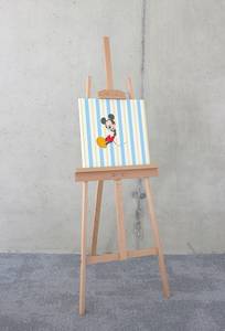 Leinwandbild Mickey Sweet Dreams Vlies - Mehrfarbig - 40 x 40 cm