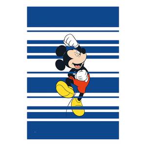 Impression sur toile Mickey Rockstar Intissé - Multicolore - 40 x 60 m