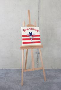 Leinwandbild Mickey Good Morning Vlies - Mehrfarbig - 40 x 40 cm