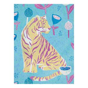 Impression sur toile Vegan Tiger Intissé - Multicolore - 30 x 40 m