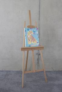 Impression sur toile Vegan Tiger Intissé - Multicolore - 30 x 40 m